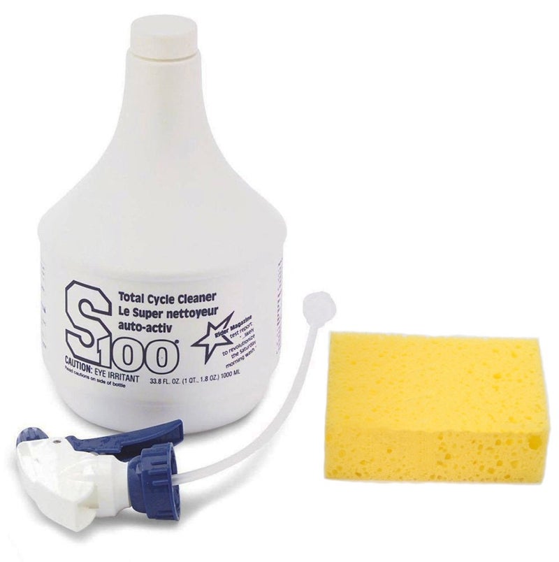 S100 12001B-02 Total Cycle Cleaner Bottle - 33.8 oz., 2-Pack - Image 1